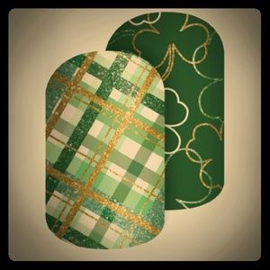 St Patrick's day jamberry nail wraps